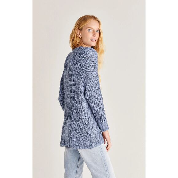 Z Supply Monterey Sweater, Blue Small - Picture 4 of 11